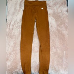 Dark Orange Workout Leggings